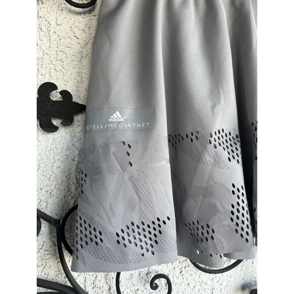 Adidas X Stella McCartney Court Floral Skirt - Medium - Lightning Gray - Picture 4 of 7